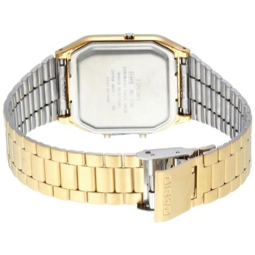 Men'S AQ230GA-9D Gold Metal Quartz Dress Watch