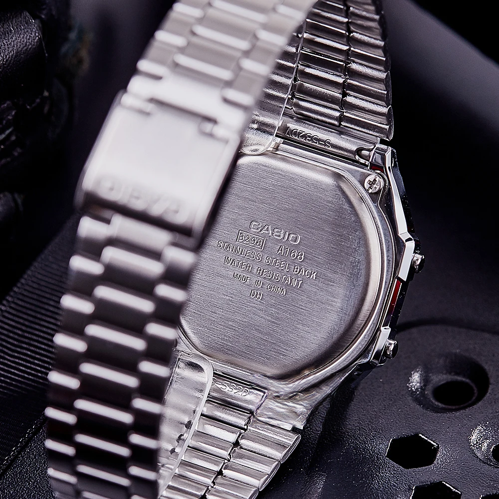 Casio A159WA-N1D – Reloj Digital Retro Unisex con Cronómetro y Luz
