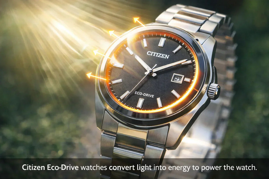 What does Eco-Drive mean on a watch? Learn how Citizen’s light-powered technology works, why it matters, and whether an Eco-Drive watch is right for you. 