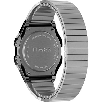 Reloj Timex T80 TW2R79100 – Digital Retro con Brazalete de Acero
