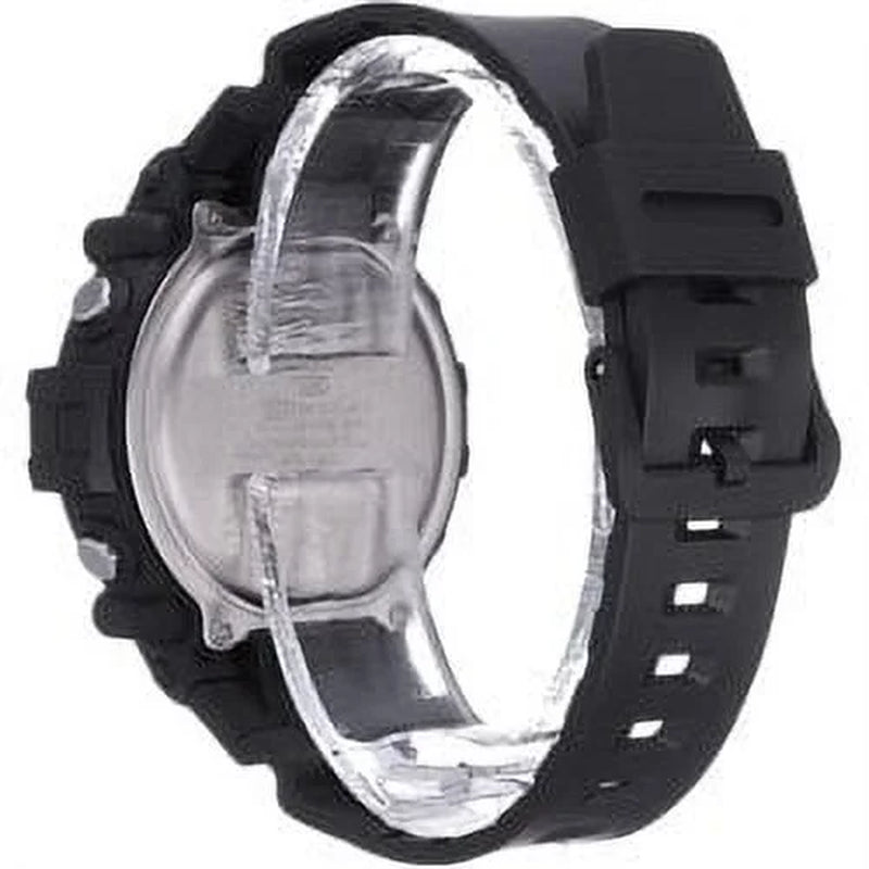 Large LCD Digital Wristwatch Adult Mens Black