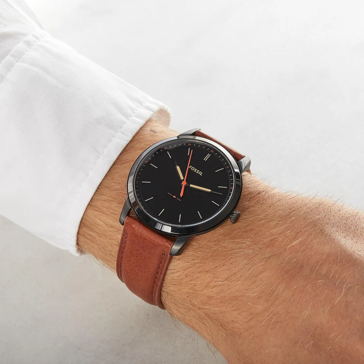 Fossil The Minimalist FS5305 – Men’s Quartz Watch with Black Dial