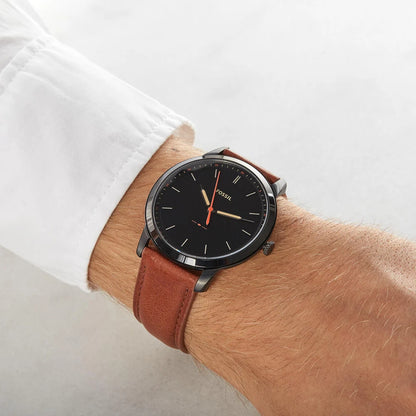 Fossil The Minimalist FS5305 – Men’s Quartz Watch with Black Dial