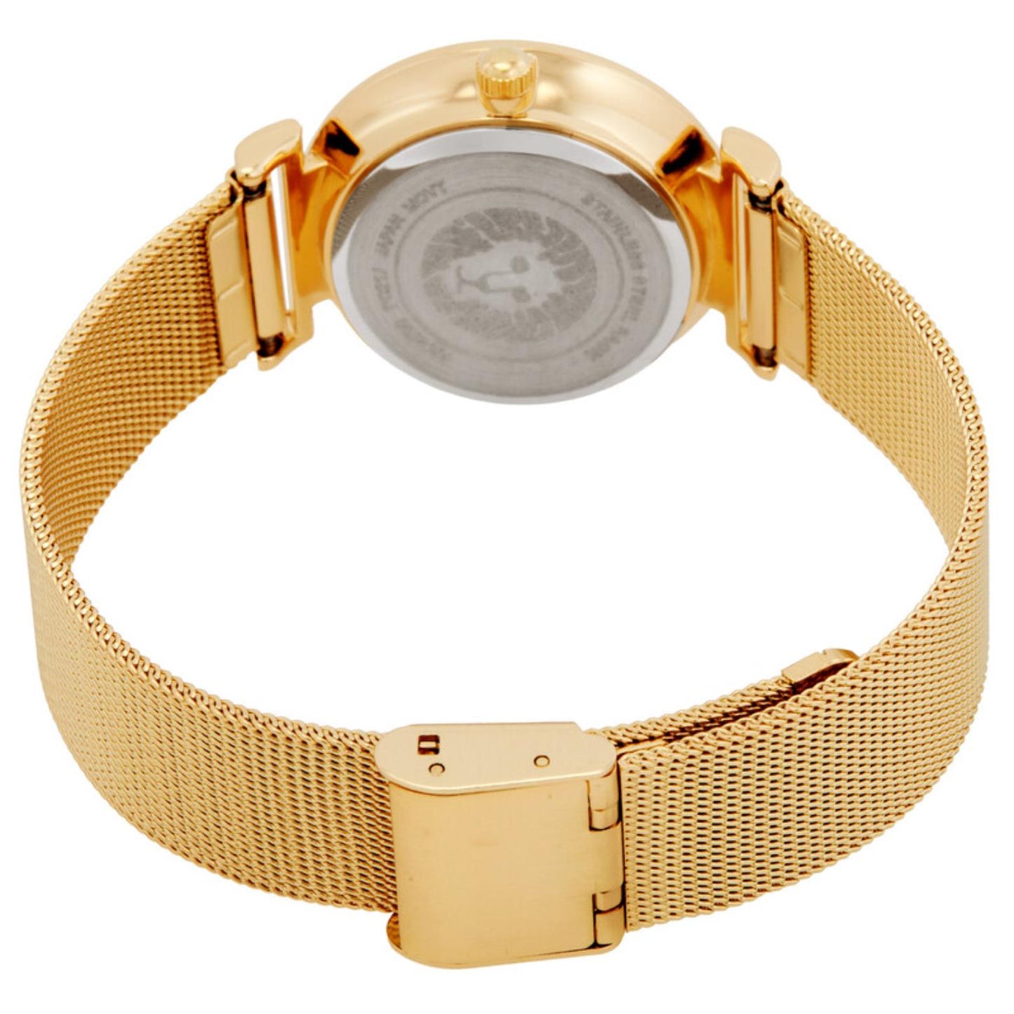 Anne Klein AK-3780CHGBST – Watch and Bracelet Set with Gold-Tone Design