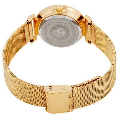 Anne Klein AK-3780CHGBST – Watch and Bracelet Set with Gold-Tone Design