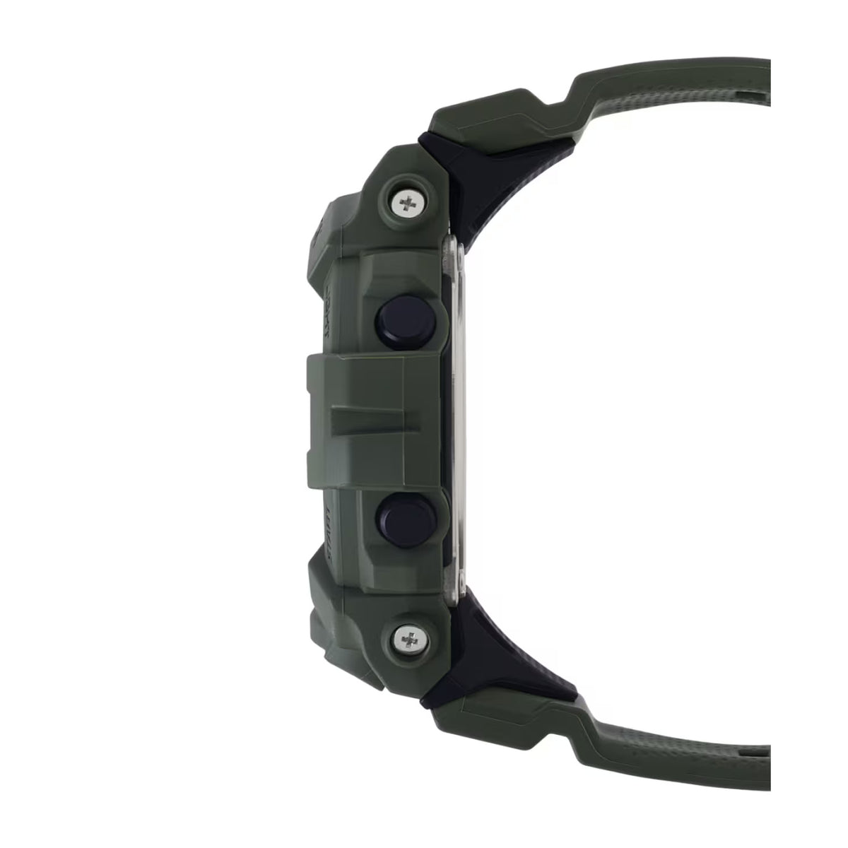 Casio G-Shock G-Squad GBD-800UC-8 side profile showing control pushers and resin bezel details