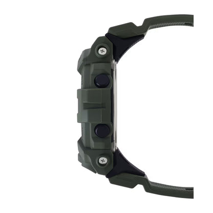 Casio G-Shock G-Squad GBD-800UC-8 side profile showing control pushers and resin bezel details