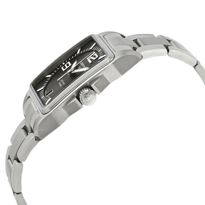 Certina DS Trust C019.510.44.087.00 with a grey dial, square titanium case, signed crown, and matching titanium bracelet.